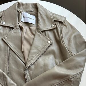 Stand studio women’s leather jacket